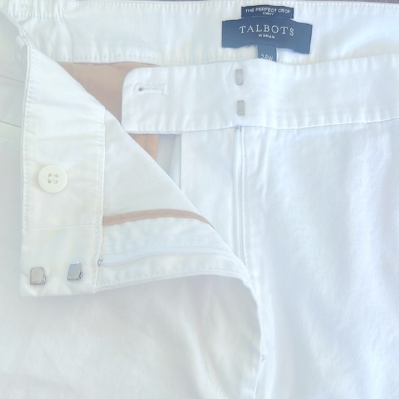 Talbots Women's White Ankle Jeans - Picture 3 of 7